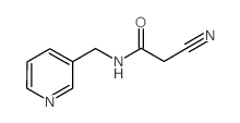 2-CYANO-N-(3-PYRIDINYLMETHYL)ACETAMIDE Structure