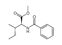 benzoylisoleucine SS-methyl ester Structure