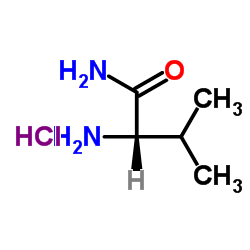 L-缬氨酰胺盐酸盐结构式