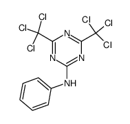 (4,6-bis-trichloromethyl-[1,3,5]triazin-2-yl)-phenyl-amine Structure