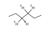 3,3,4,4-tetradeuterio-hexane结构式