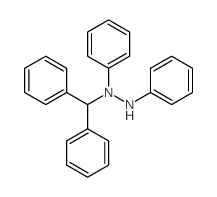 1-benzhydryl-1,2-diphenyl-hydrazine structure