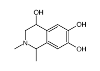 1,2-dimethyl-3,4-dihydro-1H-isoquinoline-4,6,7-triol Structure