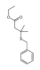 ethyl 3-benzylsulfanyl-3-methylbutanoate Structure