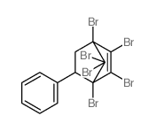 Bicyclo[2.2.1]hept-2-ene,1,2,3,4,7,7-hexabromo-5-phenyl-, endo- (9CI)结构式