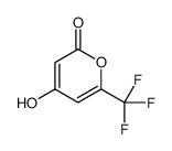 4-hydroxy-6-(trifluoromethyl)pyran-2-one结构式