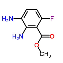 Methyl 2,3-diamino-6-fluorobenzoate structure