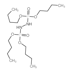 1,2-bis(dibutoxyphosphoryl)hydrazine Structure