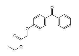 ethyl 2-(4-benzoylphenoxy)acetate Structure