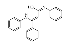 3-anilino-N,3-diphenylprop-2-enamide Structure