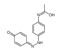 N-[4-[2-(4-oxocyclohexa-2,5-dien-1-ylidene)hydrazinyl]phenyl]acetamide Structure