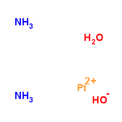 aquahydroxydiamminoplatinum structure