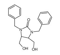 (4S,5R)-1,3-dibenzyl-4,5-bis(hydroxymethyl)imidazolidin-2-one结构式