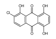 2-chloro-1,5,8-trihydroxyanthracene-9,10-dione Structure