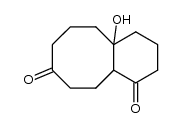 octahydro-4a-hydroxybenzocyclooctene-1,8(2H,5H)-dione Structure