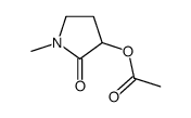 2-Pyrrolidinone,3-(acetyloxy)-1-methyl-(9CI) Structure