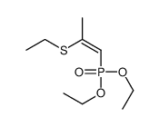 1-diethoxyphosphoryl-2-ethylsulfanylprop-1-ene结构式