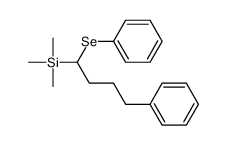 trimethyl-(4-phenyl-1-phenylselanylbutyl)silane结构式