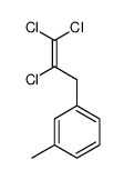 1-methyl-3-(2,3,3-trichloroprop-2-enyl)benzene结构式