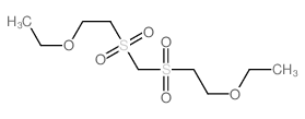 1-[2-(2-ethoxyethylsulfonylmethylsulfonyl)ethoxy]ethane结构式