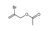 Acetic acid 2-bromo-2-propenyl ester结构式