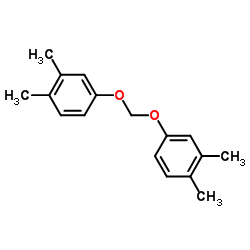 4-[(3,4-dimethylphenoxy)methoxy]-1,2-dimethylbenzene结构式