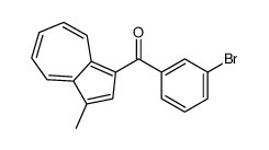 (3-bromophenyl)-(3-methylazulen-1-yl)methanone Structure