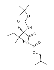 Boc-Ile-O-COOiBu Structure