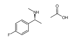 (S)-1-(4-fluorophenyl)-N-methylethan-1-amine acetate Structure