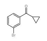 (3-溴苯基)(环丙基)甲酮结构式