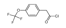 2-(4-(trifluoromethoxy)phenyl)acetyl chloride Structure