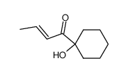 1-(1'-hydroxycyclohexyl)-2-buten-1-one结构式