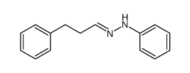 3-phenylpropionaldehyde phenylhydrazone结构式