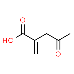 Pentanoic acid, 2-methylene-4-oxo- (9CI) Structure