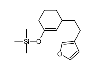 [3-[2-(furan-3-yl)ethyl]cyclohexen-1-yl]oxy-trimethylsilane Structure