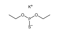 potassium diethyl thiophoshite Structure