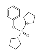 1-(phenoxy-pyrrolidin-1-yl-phosphoryl)pyrrolidine Structure