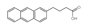 2-Anthracenebutanoicacid结构式