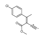 methyl 3-(4-chlorophenyl)-2-isocyanobut-2-enoate Structure