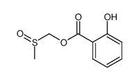 salicylic acid (methylsulfinyl)methyl ester结构式