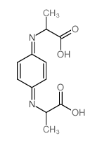 2-[[4-(1-carboxyethylimino)-1-cyclohexa-2,5-dienylidene]amino]propanoic acid结构式