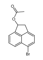 acetic acid-(5-bromo-acenaphthen-1-yl ester) Structure