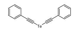 di (2-phenylethynyl) telluride结构式