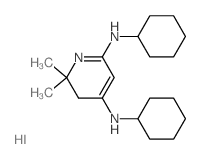 N,N-dicyclohexyl-6,6-dimethyl-5H-pyridine-2,4-diamine Structure