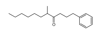 5-methyl-1-phenylundecan-4-one结构式