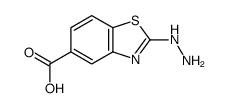 5-Benzothiazolecarboxylicacid,2-hydrazino-(6CI,9CI) structure