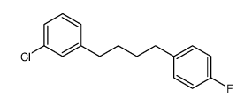 1-chloro-3-(4-(4-fluorophenyl)butyl)benzene结构式