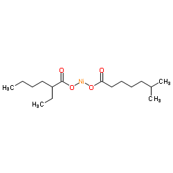 (2-乙基己酸-O)(异辛酸-O)镍结构式