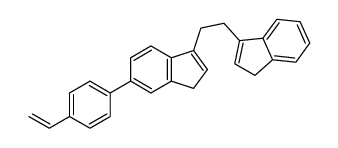 6-(4-ethenylphenyl)-3-[2-(3H-inden-1-yl)ethyl]-1H-indene结构式