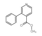 3-Phenylpyridine-4-carboxylic acid methyl ester Structure